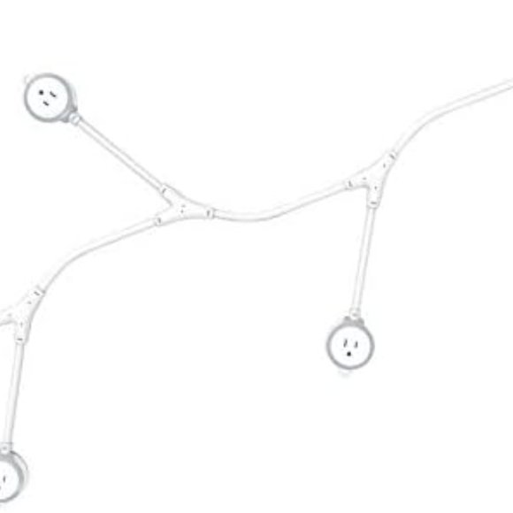 Monster Cable Just Power It Up 5-1/2 ft. L 3 outlets, 2 USB Flexible Power Strip - Picture 4 of 4